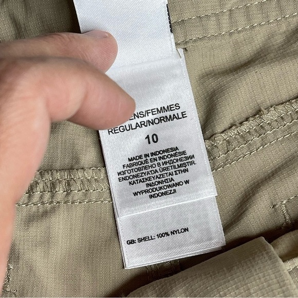 The North Face Women’s Hiking Pants Size 10 Khaki - Picture 6 of 7